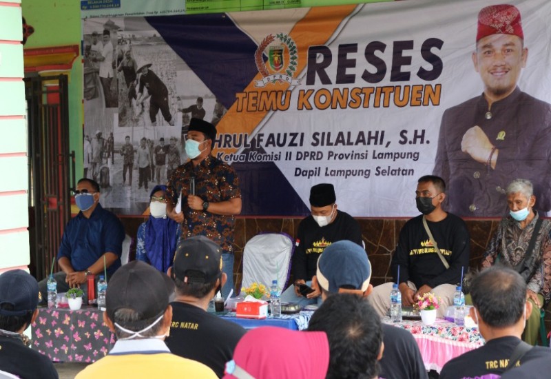  Wahrul Fauzi Datang, Puluhan Warga Desa Rulung Mulya Natar Berlinang