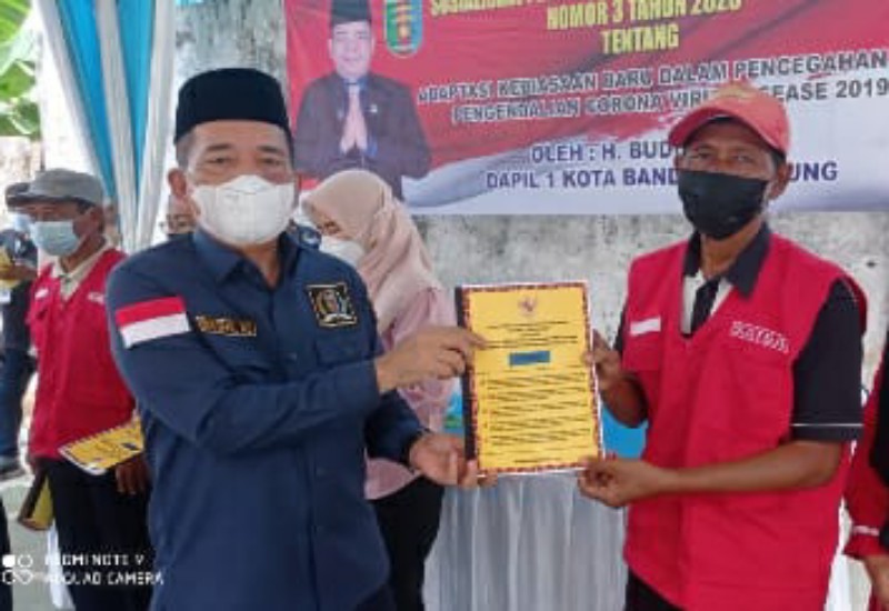  Budiman AS Sosialisasi Perda Adaptasi Kebiasaa Baru Cegah Covid-19