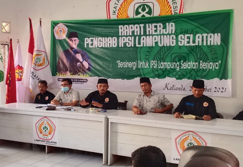 Rakerda Pengkab IPSI Lamsel, Wahrul Fauzi Silalahi Siap Lejitkan Prestasi Para Pendekar