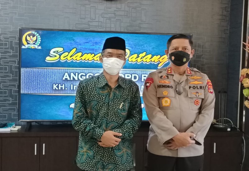  Kapolda Lampung Irjen Hendro Sugiatno Minta Bantuan Abdul Hakim Kampanyekan Urgensi Vaksinasi di Desa-Desa