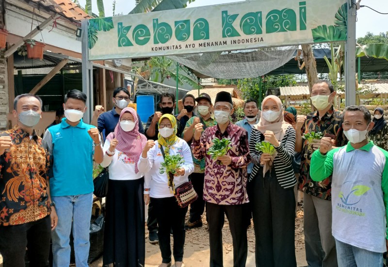  Senator Lampung Abdul Hakim Hadiri Peluncuran Komunitas Ayo Menanam Indonesia