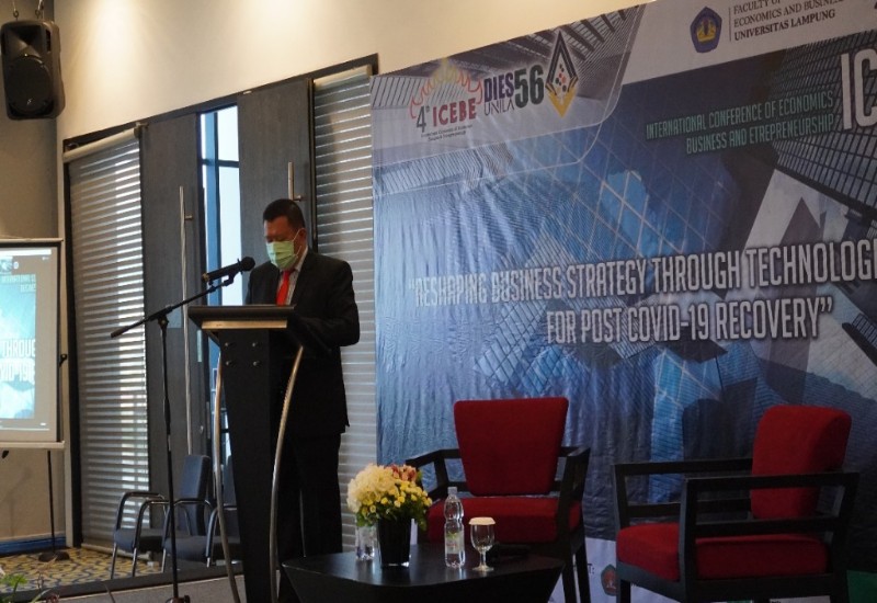  Fakultas Ekonomi dan Bisnis Unila Gelar ICEBE Ke-4, Hadirkan 2 Pembicara Kaliber Internasional dari Amerika Serikat dan Rusia