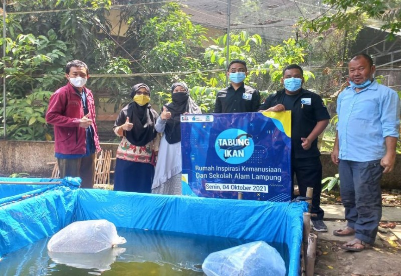  Tabung Ikan Kolaborasi Rumah Inspirasi Kemanusiaan dan Sekolah Alam Diluncurkan