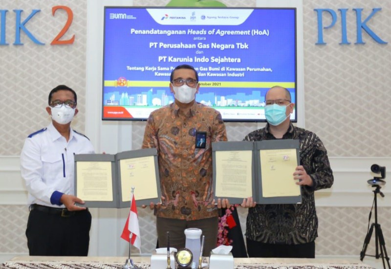  PGN-Agung Sedayu Grup Kerja Sama Pemanfaatan Gas Bumi