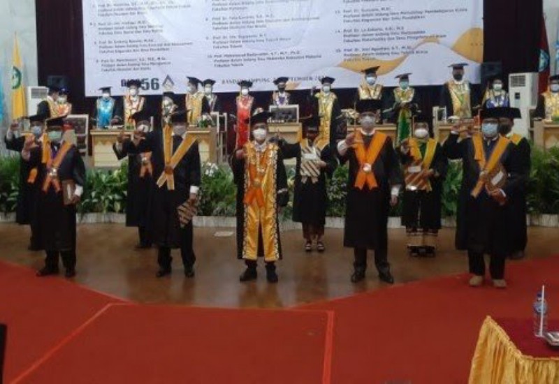  Universitas Lampung Kukuhkan 15 Guru Besar, Pecahkan Rekor Muri