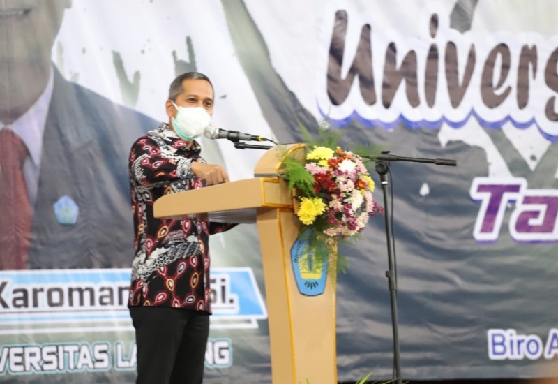  Rektor Unila Karomani Imbau Mahasiswa Jauhi Paham Radikalisme