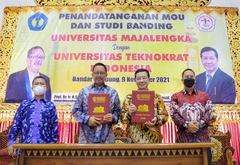  Universitas Majalengka Studi Banding dan Kerja Sama dengan PTS Terbaik Sumatera Universitas Teknokrat Indonesia