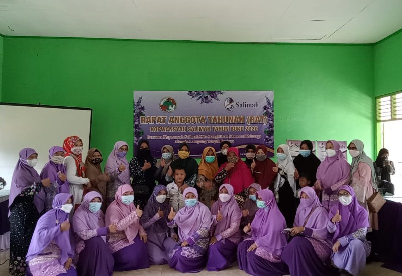  Koperasi Wanita Syariah Salimah Lampung Tengah Gelar Rapat Anggota Tahunan