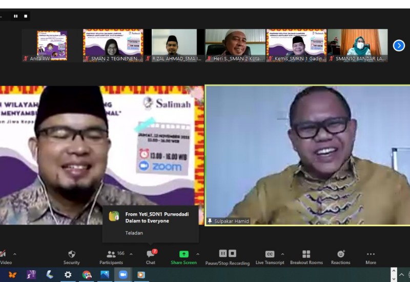  Kepala Dinas Pendidikan dan Kebudayaan Lampung Sulpakar Apresiasi Semarak Hari Ayah Salimah Lampung