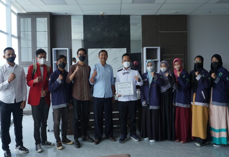  Kunjungi Humas UIN Raden Intan Lampung, Pengurus UKM Bapinda Ditawari Magang