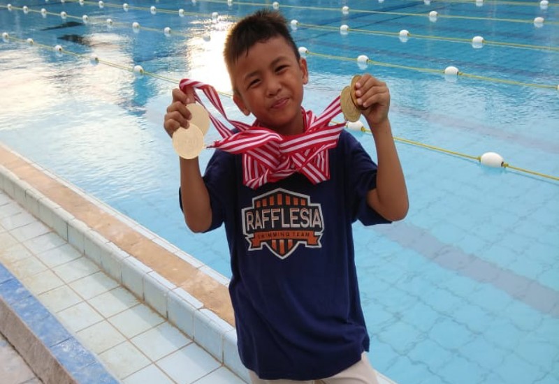  Siswa SDIT Permata Bunda III M Hafizh Kausar Raih Emas Riau Open Championship