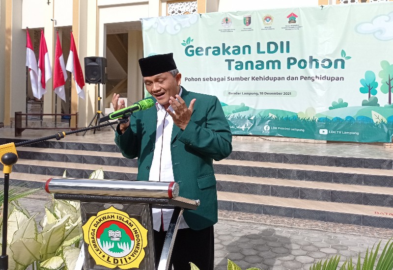  MUI Salut Kiprah LDII Lampung Canangkan Kembali Gerakan Tanam Pohon