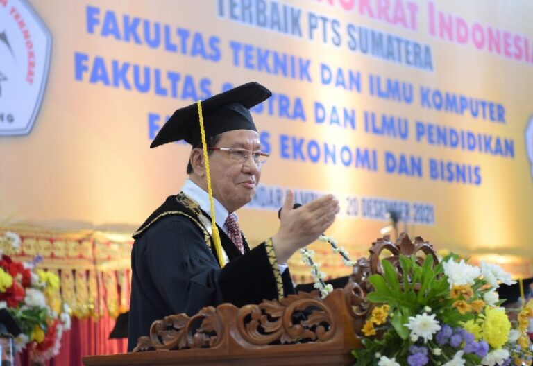 Rektor PTS Terbaik Sumatera Universitas Teknokrat Indonesia Dr HM Nasrullah Yusuf SE MBA Cerita ...