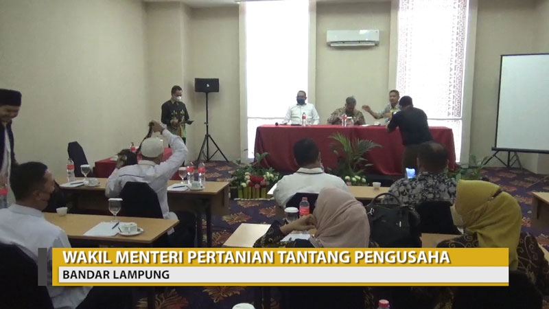  Wakil Menteri Pertanian Tantang Pengusaha Lampung Tembus Pasar Ekspor