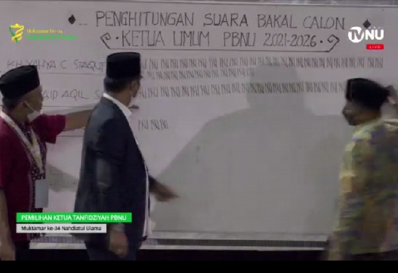  Penghitungan Suara Pemilihan Ketua Umum PBNU Masih Berlangsung, Yahya Cholil Staquf Sementara Ungguli Said Aqil Siradj