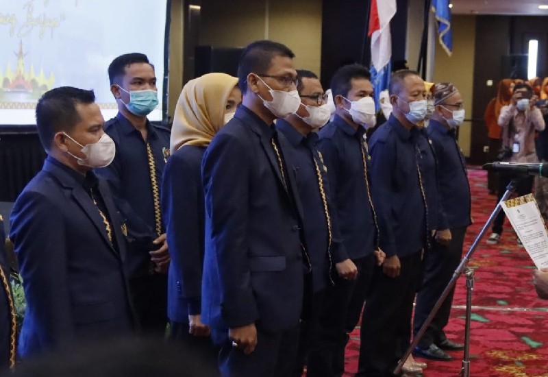  Gubernur Arinal Djunaidi Hadiri Pelantikan PWI Lampung