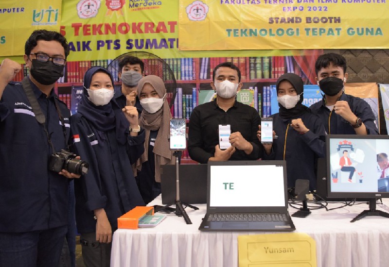  Mahasiswa PTS Terbaik Sumatera Universitas Teknokrat Indonesia Pamerkan Aplikasi Learning Scale Up