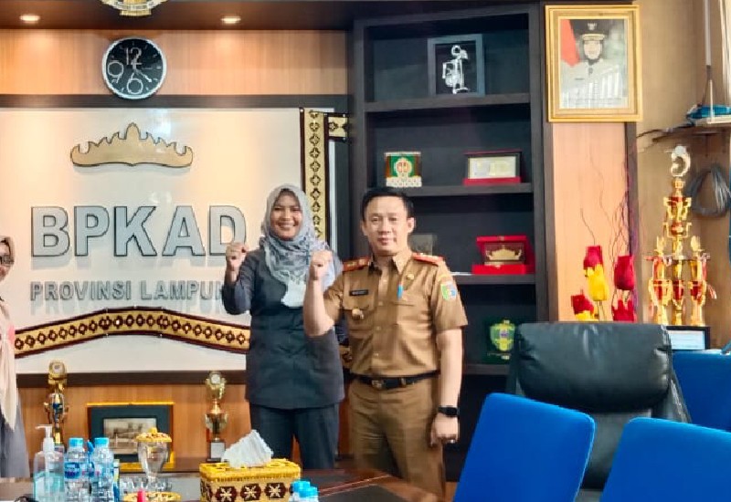  Anggota DPRD Kalimantan Timur Yenni Eviliana Kunjungan Kerja ke BPKAD Lampung