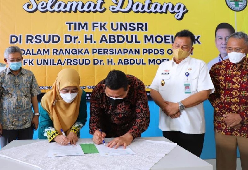  FK dan RSUAM Terima Kunjungan FK Unsri Persiapkan PPDS Obgyn Unila