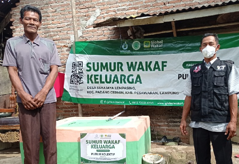  Global Wakaf ACT Serahkan 5 Sumur untuk Keluarga Prasejahtera di Pesawaran