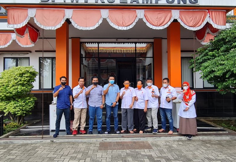 Ditintelkam Polda Kunjungi DPW PKS Lampung, Bahas Kelangkaan Minyak Goreng