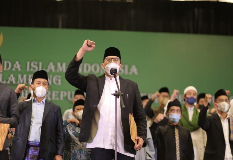  Ulama Lampung Dukung Sandiaga Uno Jadi Presiden 2024-2029