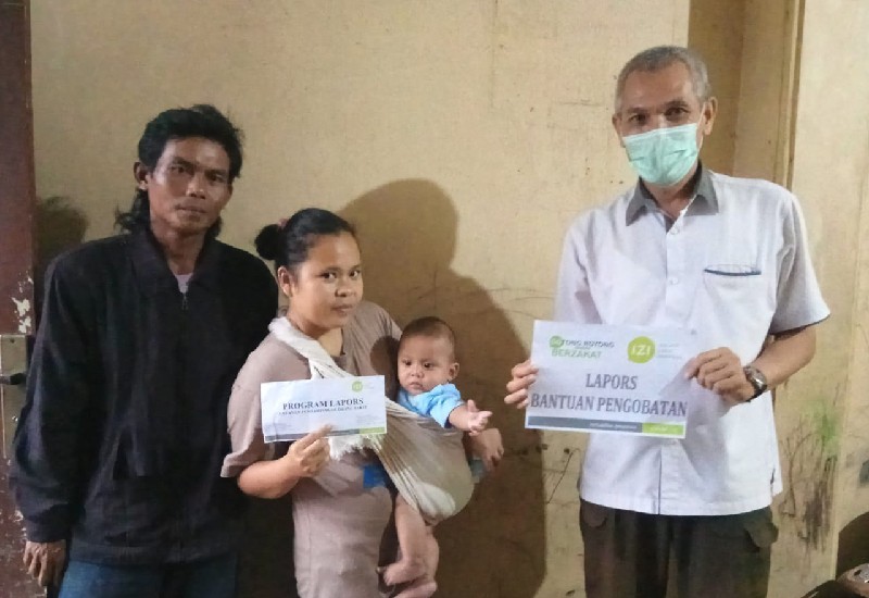  IZI Lampung Bantu Ringankan Biaya Operasi Habib Bayi 8 Bulan Tak Bisa BAB Sejak Lahir