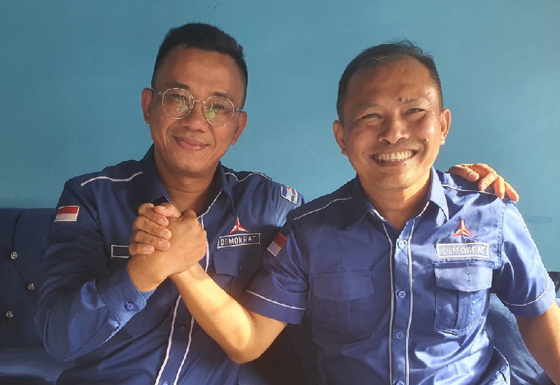  Target Jadikan Lamsel Lumbung Suara Demokrat, Endi Saputra dan M Junaidi Daftar Jadi Ketua DPC