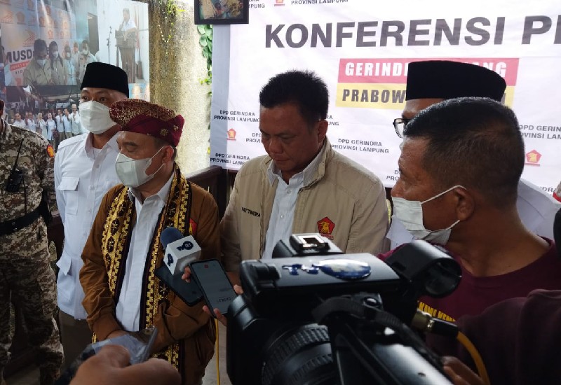  Gantikan Gunadi Ibrahim, Rahmat Mirzani Djausal Jadi Ketua Partai Gerindra Lampung