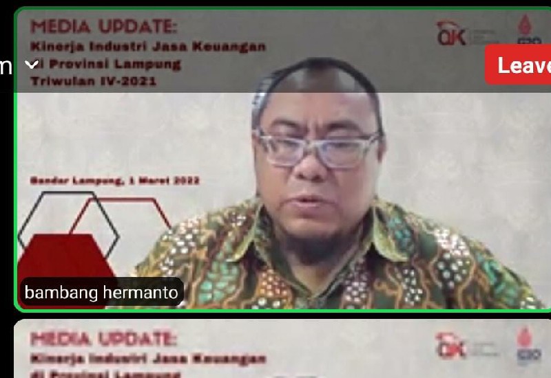  OJK Lampung: Penyaluran Kredit di Lampung Naik Rp1,61 Triliun