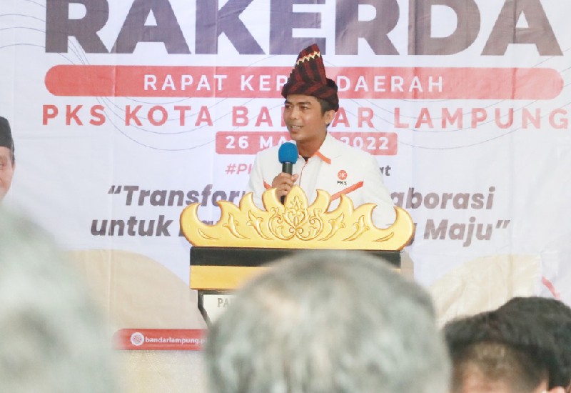  PKS Bandar Lampung Pimpinan Muhammad Suhada Rakerda, Mufti Salim: Kader Jangan Malah Jadi Keluhan Warga
