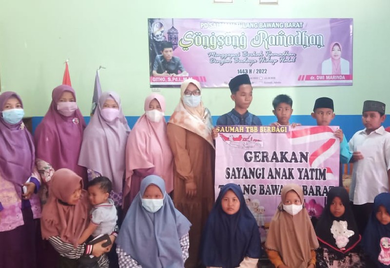 Salimah Tulangbawang Barat Gelar Tarhib Ramadan dan Santuni Yatim