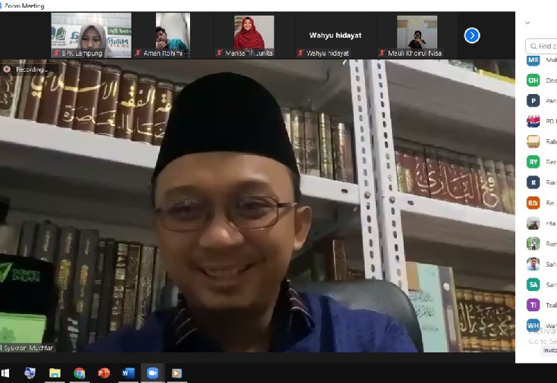  Syukron Muchtar Bekali Kader KAMMI Lampung Optimal Ibadah Selama Ramadan