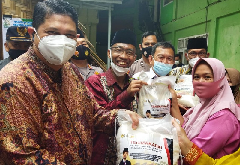  Gubernur Lampung Resmikan Lumbung Beras Duafa Inisiasi Abdul Hakim di Daarul Hikmah