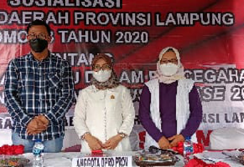  Anggota DPRD Lampung Kostiana Minta Masyarakat Batasi Kegiatan