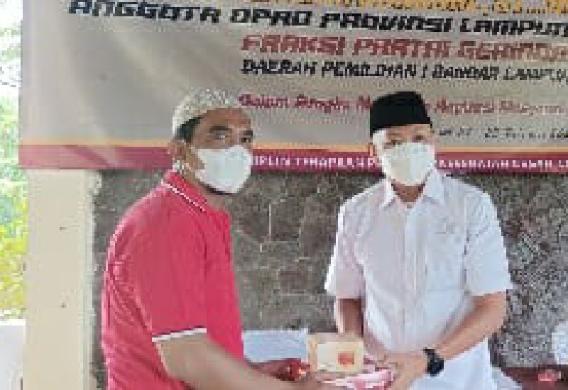  Anggota DPRD Provinsi Lampung Rahmat Mirzani Djausal Reses di Wira Garden