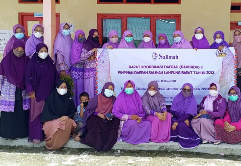  Salimah Lambar Rakorda II, Sejumlah Pengurus Baru Dilantik