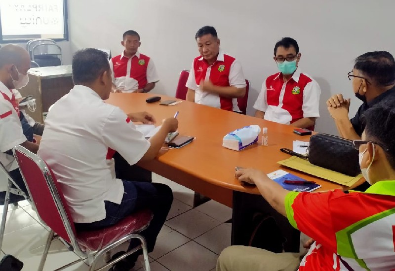  Forsgi Audiensi dengan Asprov PSSI Lampung, Bambang Eko Subekti Sampaikan Rencana Festival Sepak Bola Usia Dini