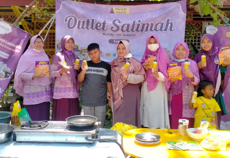  Salimah Tanggamus Demo Masak, Luncurkan Outlet dan Komunitas Orang Tua Bijak