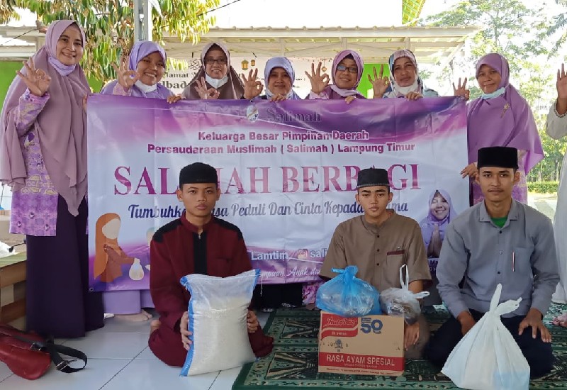 Salimah Lampung Timur Salurkan Bingkisan ke Rumah Quran Asy Syifa