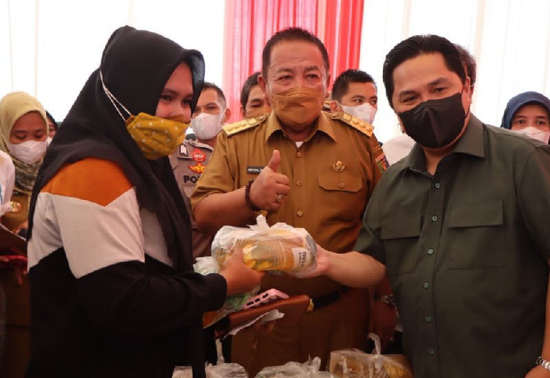  Erick Thohir Puji Arinal Djunaidi Mampu Jaga Suplai Pangan