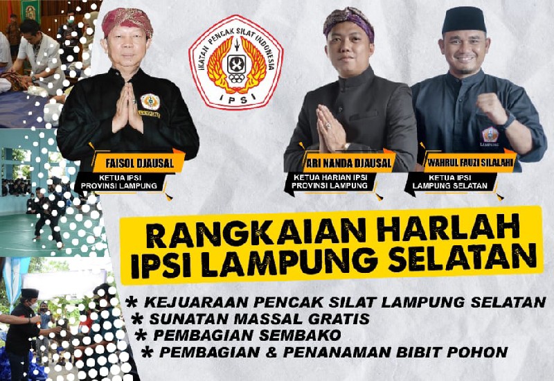  IPSI Lampung Selatan Gelar Rangkaian Perayaan HUT, Ada Khitanan Massal dan Kejuaraan
