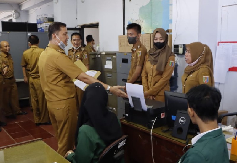  Pemprov Lampung Sidak Hari Pertama Kerja Usai Libur, 95 Persen Pegawai Masuk