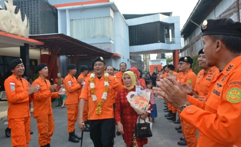  Jumaril Pamit, Deden Lanjutkan Kepemimpinan Basarnas Lampung