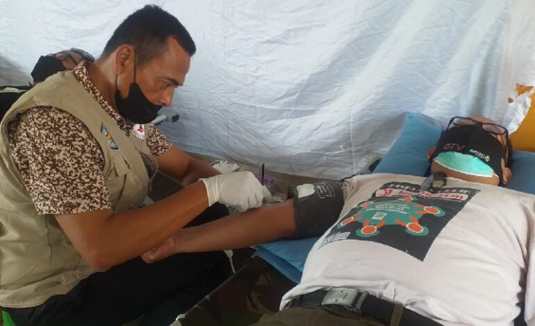  Donor Darah PasGede Inisiasi Abdul Hakim Kumpulkan 37 Kantong
