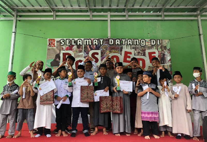  PasGede Gelar Lomba Azan, Anak-Anak Sambut Antusias