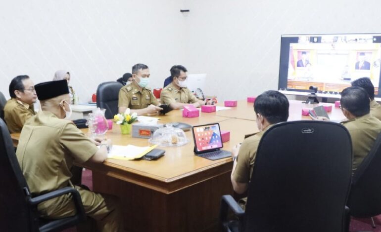  Pemprov Lampung Ikuti Rakor Percepatan Realisasi APBD 2022
