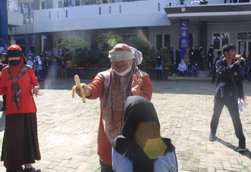  OSIS SMK SMTI Bandar Lampung Gelar Great and Green Skasti