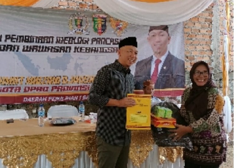  Anggota DPRD Lampung Rahmat Mirzani Djausal Sosialisasi Pembinaan Pancasila di Sukarame