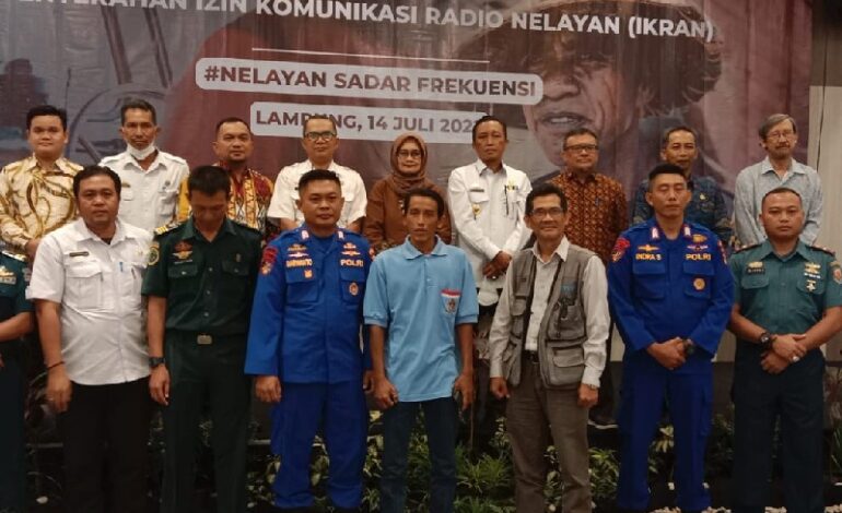  Lampung Proyek Percontohan Frekuensi Radio HF untuk Nelayan